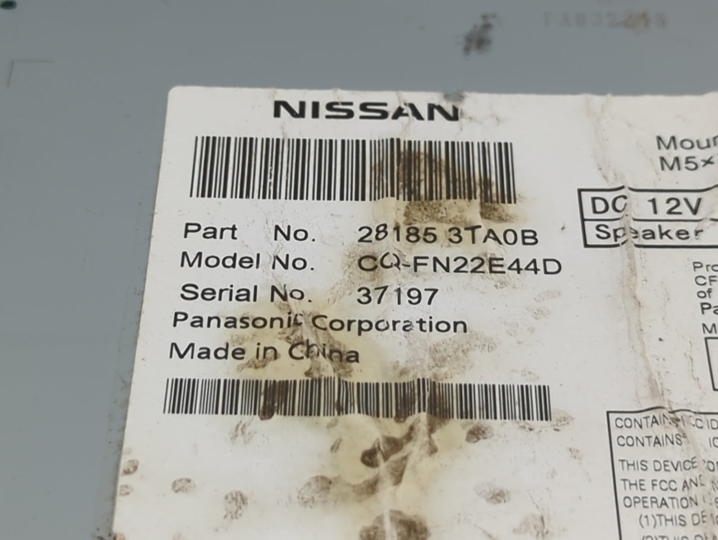 2005-2010 Honda Odyssey Radio AM FM Cd Player Receiver Replacement P/N:28185 3TA0B Fits Fits 2005 2006 2007 2008 2009 2010 O