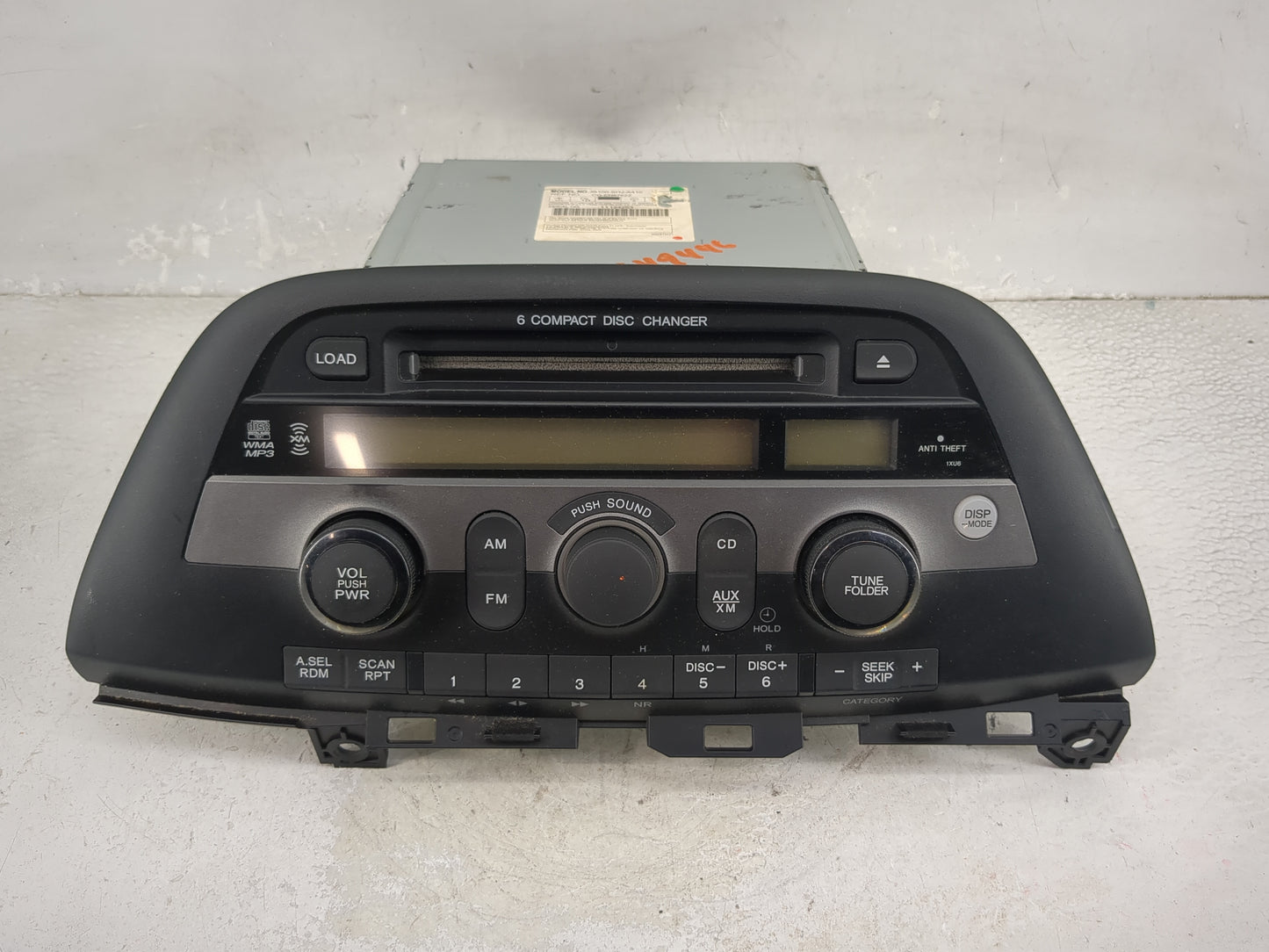 2008 Honda Odyssey Radio AM FM Cd Player Receiver Replacement P/N:39100-SHJ-A410 CQ-EH9762Z Fits OEM Used Auto Parts - Oemus