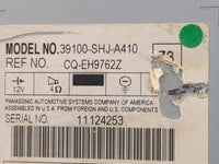2008 Honda Odyssey Radio AM FM Cd Player Receiver Replacement P/N:39100-SHJ-A410 CQ-EH9762Z Fits OEM Used Auto Parts - Oemus