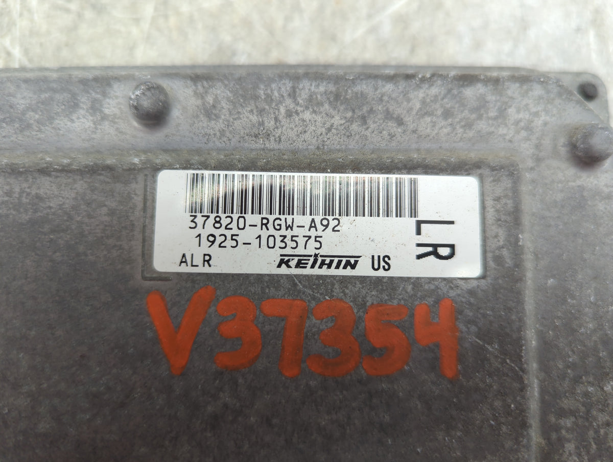 2008 Honda Odyssey PCM Engine Control Computer ECU ECM PCU OEM P/N:37820-RGW-A92 1925-103575 OEM Used Auto Parts - Oemusedau