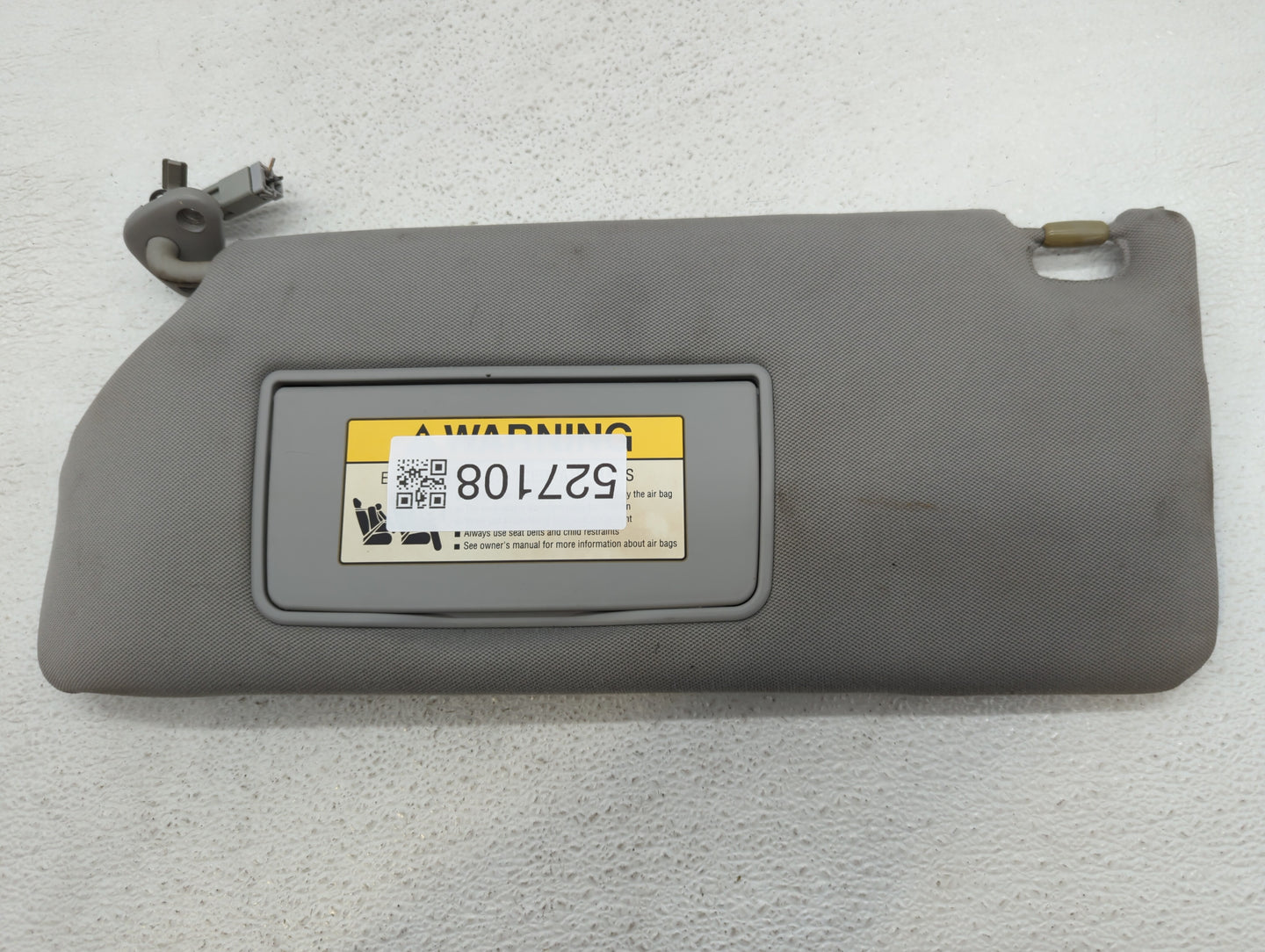 2006-2010 Honda Odyssey Sun Visor Shade Replacement Driver Left Mirror Fits Fits 2006 2007 2008 2009 2010 OEM Used Auto Part