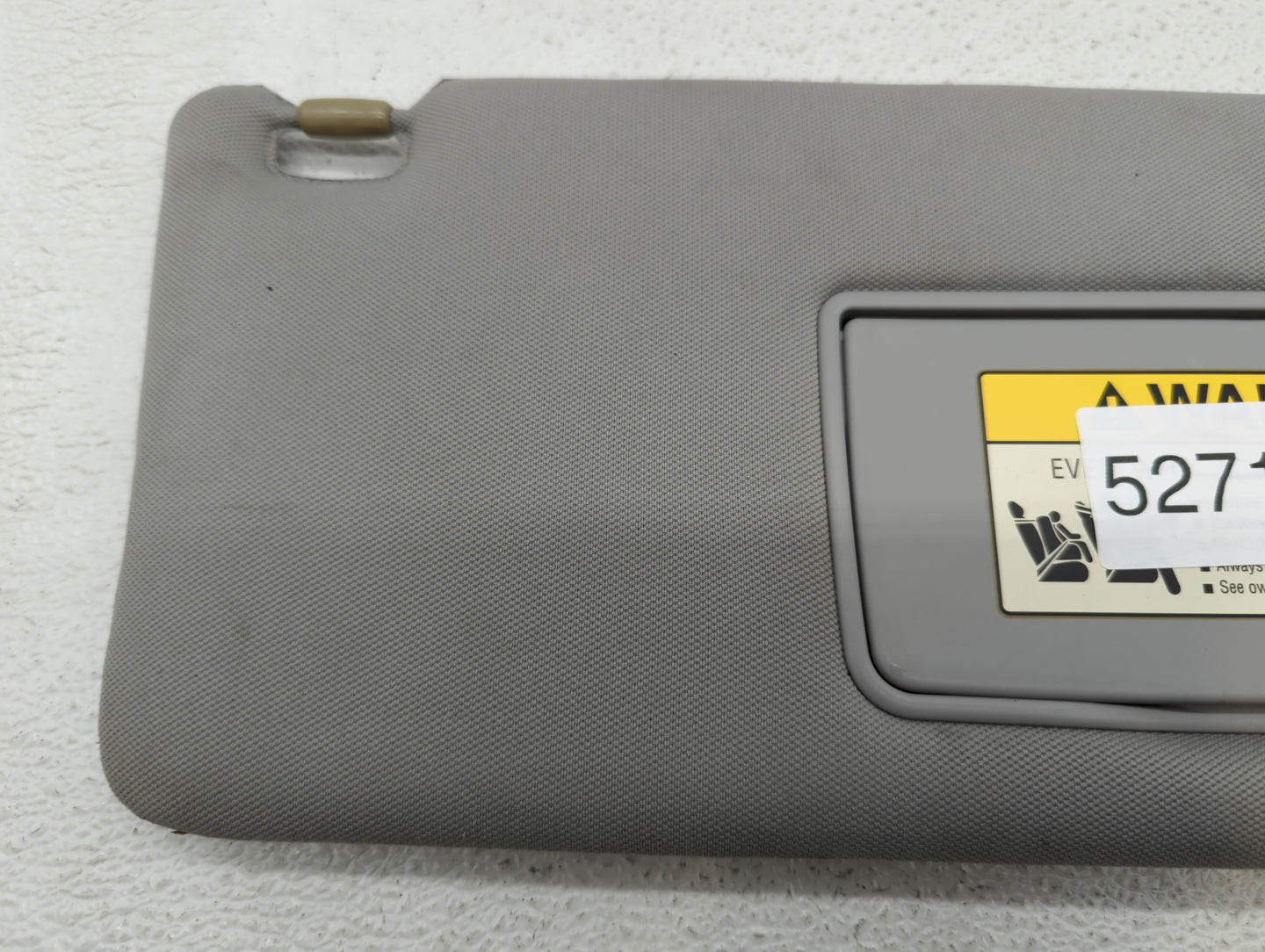 2006-2010 Honda Odyssey Sun Visor Shade Replacement Passenger Right Mirror Fits Fits 2006 2007 2008 2009 2010 OEM Used Auto 