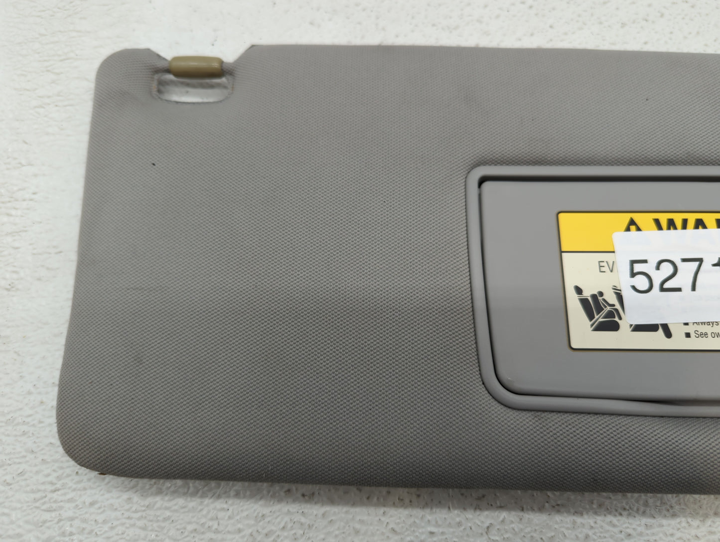 2006-2010 Honda Odyssey Sun Visor Shade Replacement Passenger Right Mirror Fits Fits 2006 2007 2008 2009 2010 OEM Used Auto 
