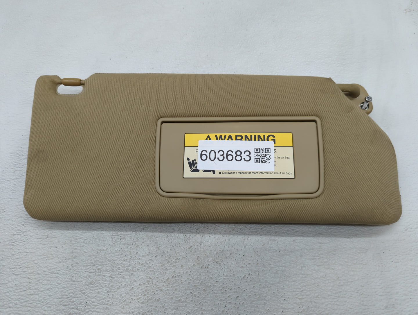 2006-2010 Honda Odyssey Sun Visor Shade Replacement Driver Left Mirror Fits Fits 2006 2007 2008 2009 2010 OEM Used Auto Part