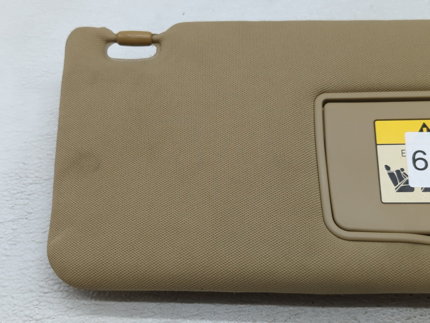 2006-2010 Honda Odyssey Sun Visor Shade Replacement Driver Left Mirror Fits Fits 2006 2007 2008 2009 2010 OEM Used Auto Part