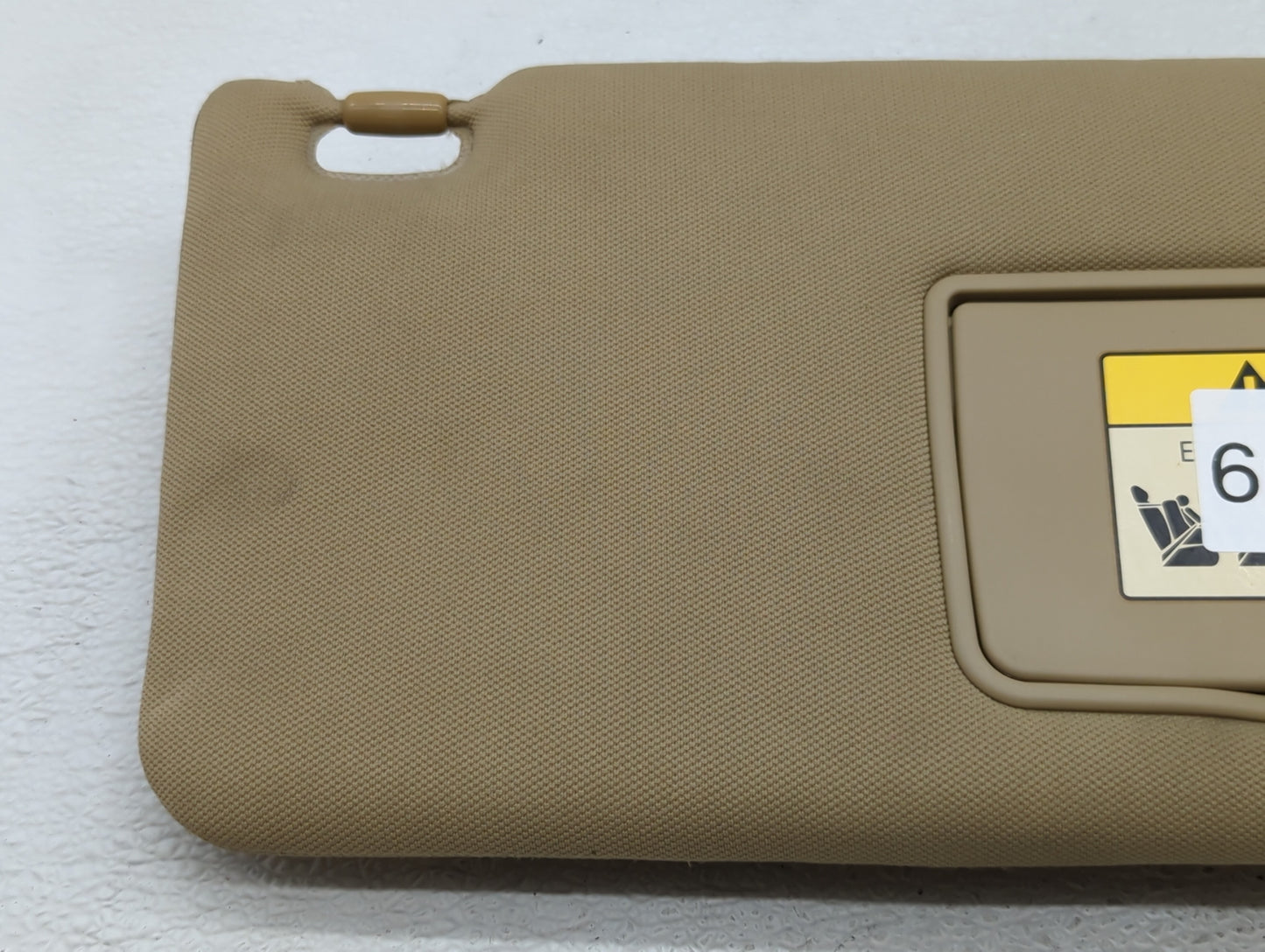 2006-2010 Honda Odyssey Sun Visor Shade Replacement Driver Left Mirror Fits Fits 2006 2007 2008 2009 2010 OEM Used Auto Part
