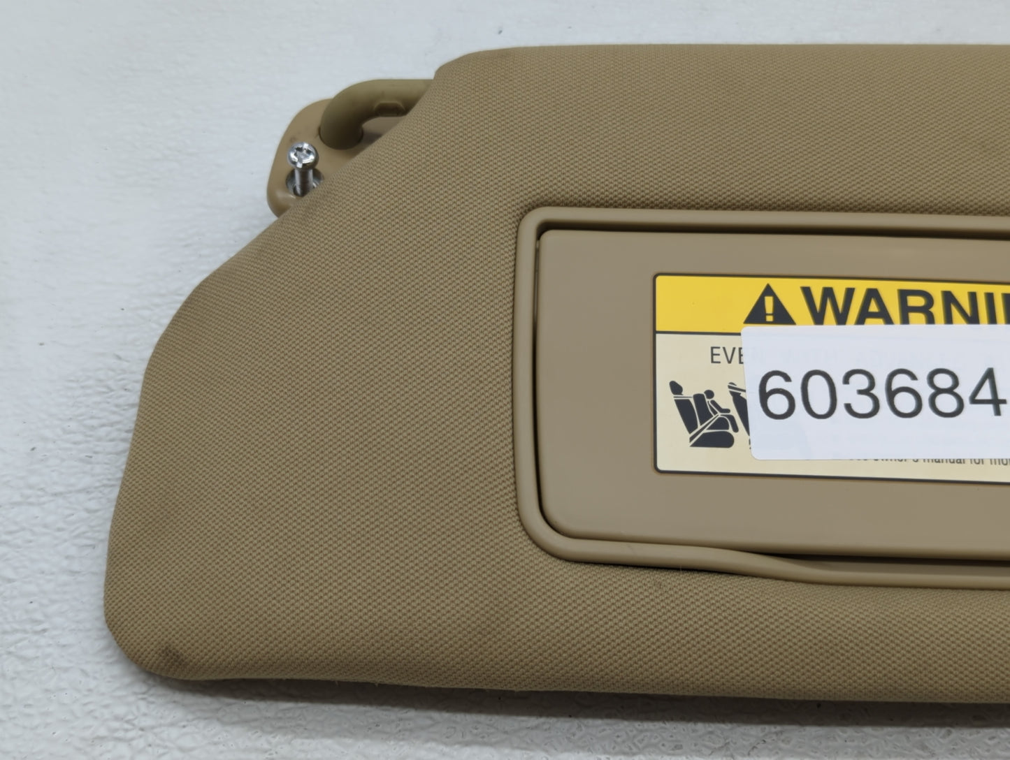 2006-2010 Honda Odyssey Sun Visor Shade Replacement Passenger Right Mirror Fits Fits 2006 2007 2008 2009 2010 OEM Used Auto 