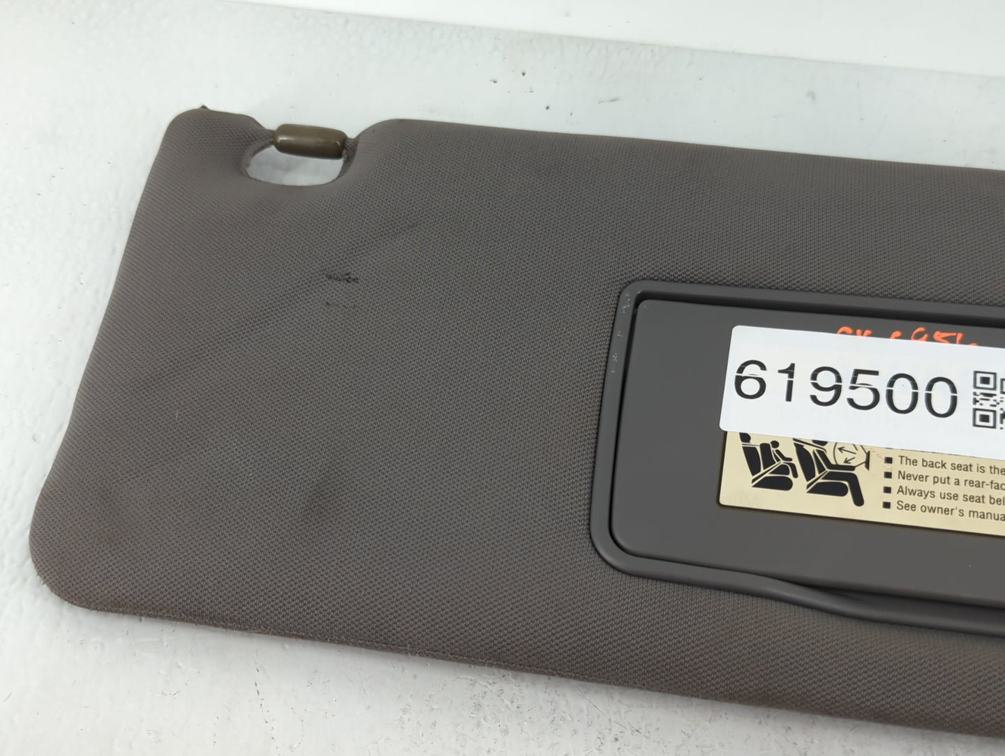 2006-2010 Honda Odyssey Sun Visor Shade Replacement Passenger Right Mirror Fits Fits 2006 2007 2008 2009 2010 OEM Used Auto 