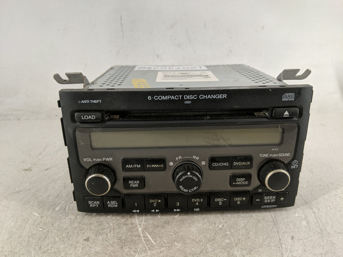 2006-2008 Honda Pilot Radio AM FM Cd Player Receiver Replacement P/N:39100-STW-A410 Fits 2006 2007 2008 OEM Used Auto Parts 