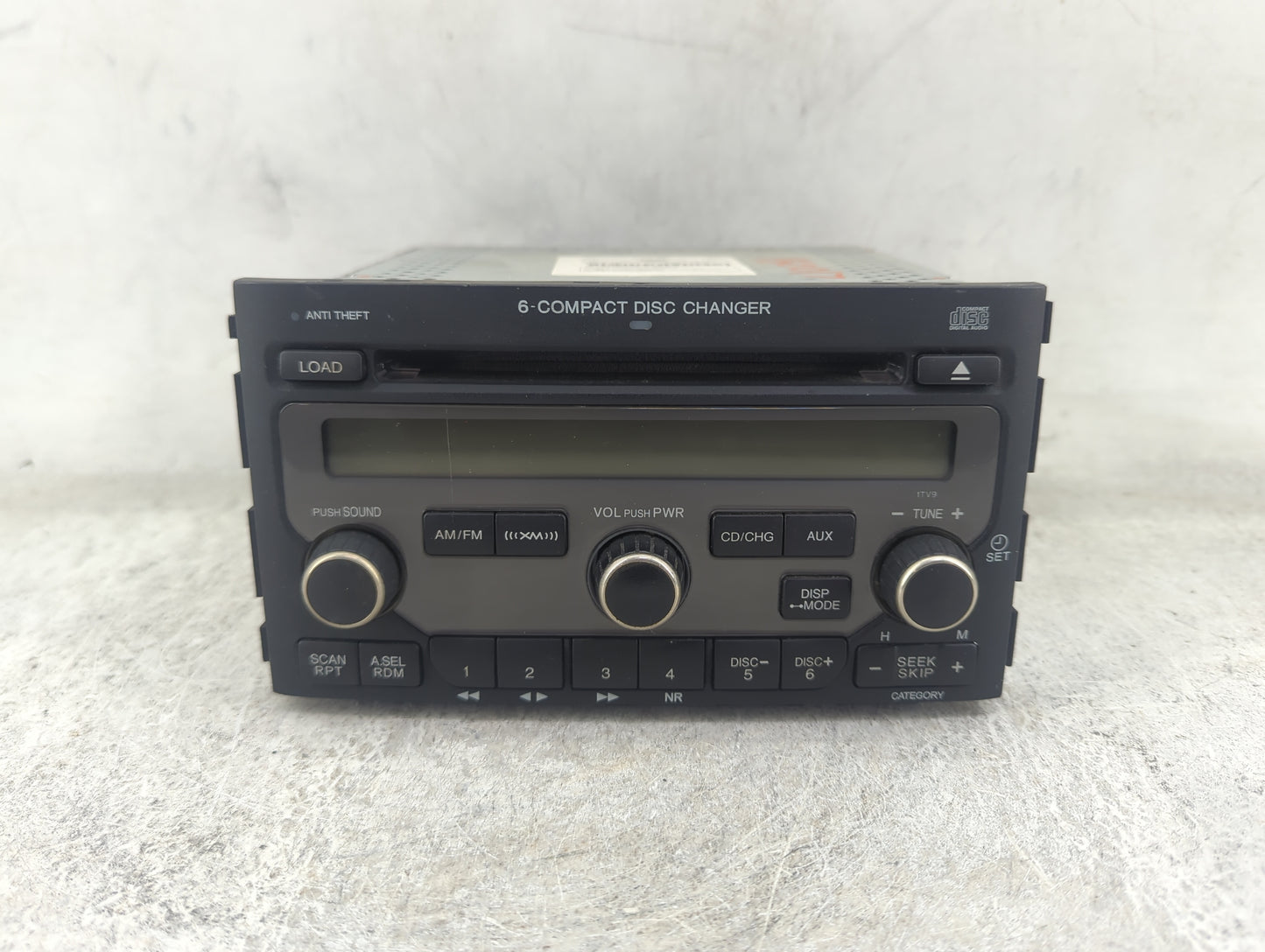 2006-2008 Honda Pilot Radio AM FM Cd Player Receiver Replacement P/N:39100-S9V-A610 CQ-EH8764Z Fits Fits 2006 2007 2008 OEM 