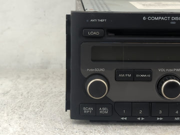 2006-2008 Honda Pilot Radio AM FM Cd Player Receiver Replacement P/N:39100-S9V-A610 CQ-EH8764Z Fits Fits 2006 2007 2008 OEM Used Auto Parts