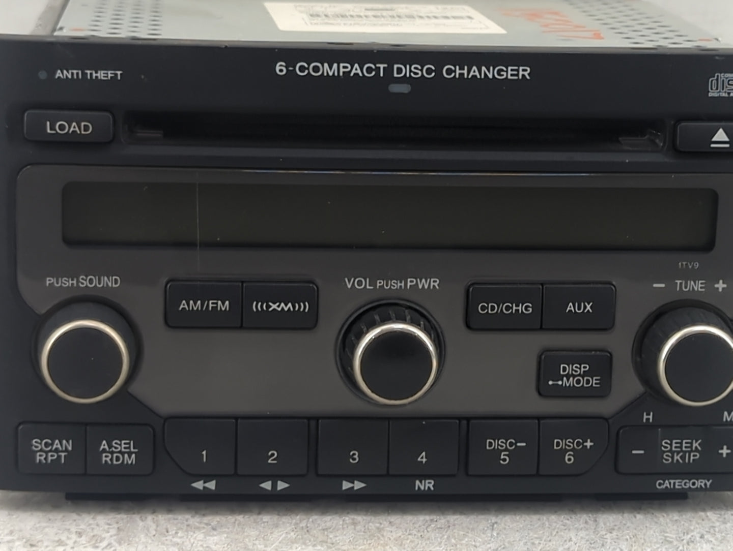 2006-2008 Honda Pilot Radio AM FM Cd Player Receiver Replacement P/N:39100-S9V-A610 CQ-EH8764Z Fits Fits 2006 2007 2008 OEM 