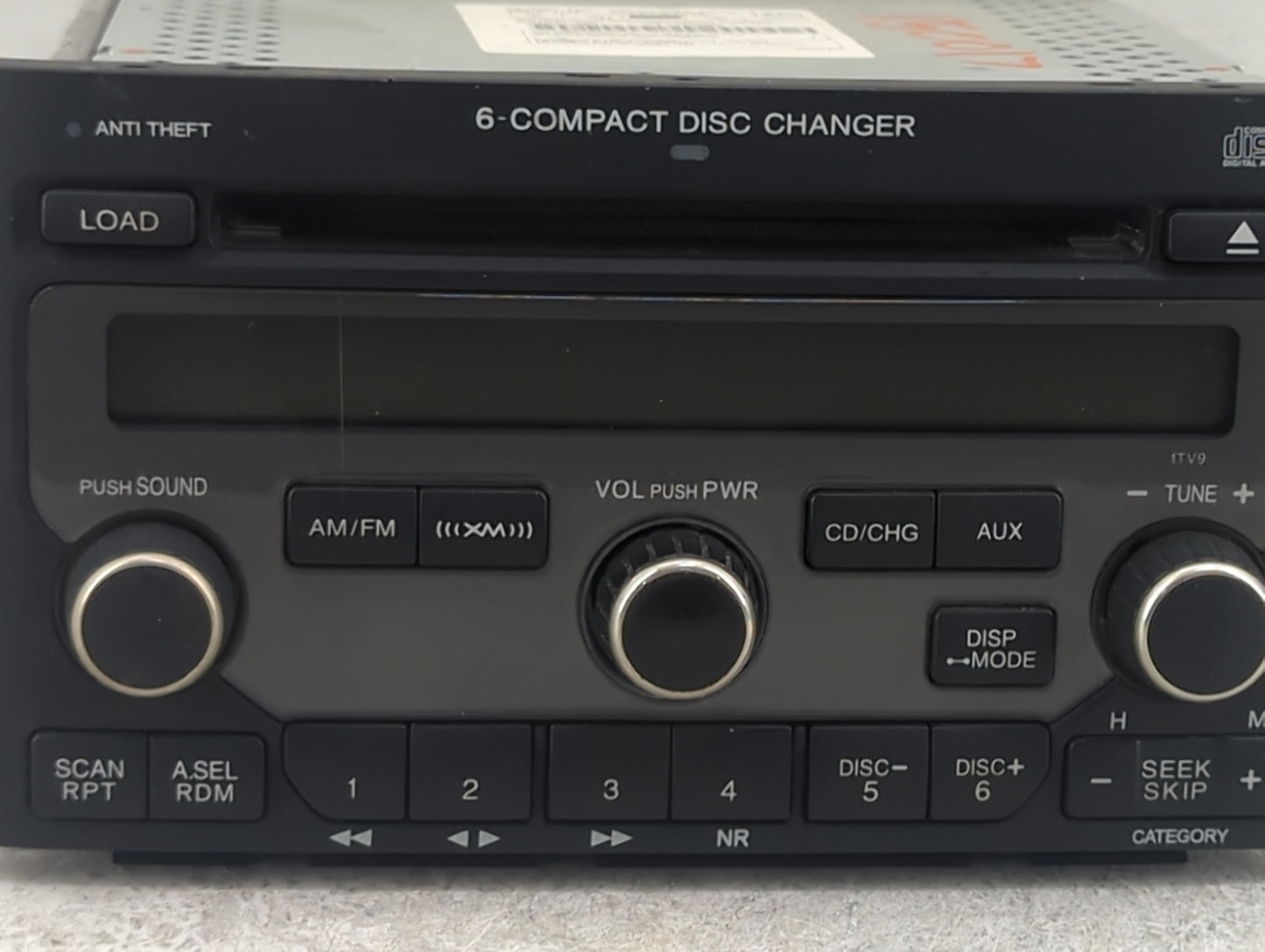 2006-2008 Honda Pilot Radio AM FM Cd Player Receiver Replacement P/N:39100-S9V-A610 CQ-EH8764Z Fits Fits 2006 2007 2008 OEM 