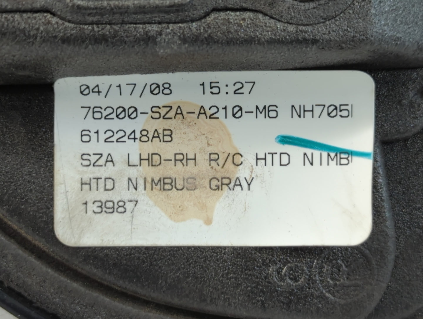 2003-2008 Honda Pilot Driver Side View Mirror - Left Door Mirror OEM Used - Oemusedautoparts1.com