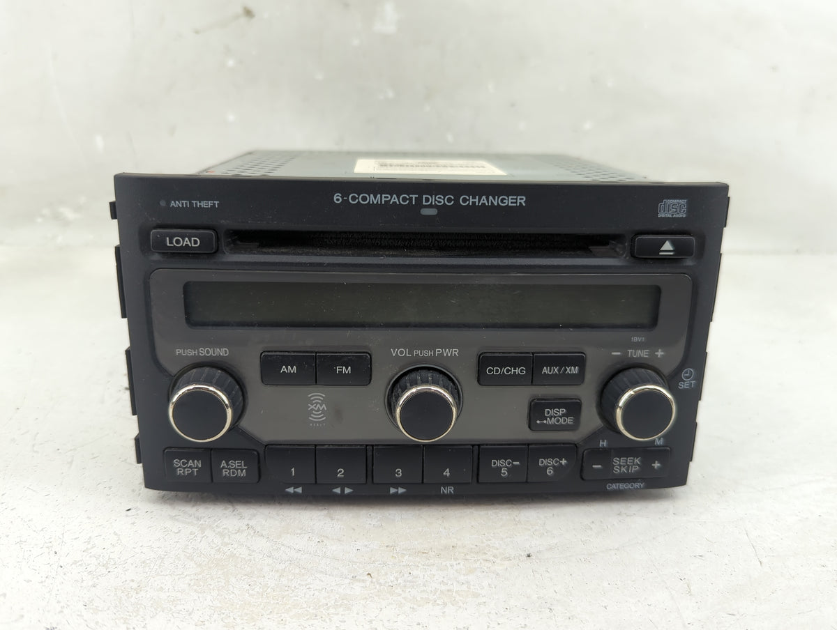 2003-2008 Honda Pilot Radio AM FM Cd Player Receiver Replacement P/N:39100-S9V-A500 Fits OEM Used Auto Parts - Oemusedautopa