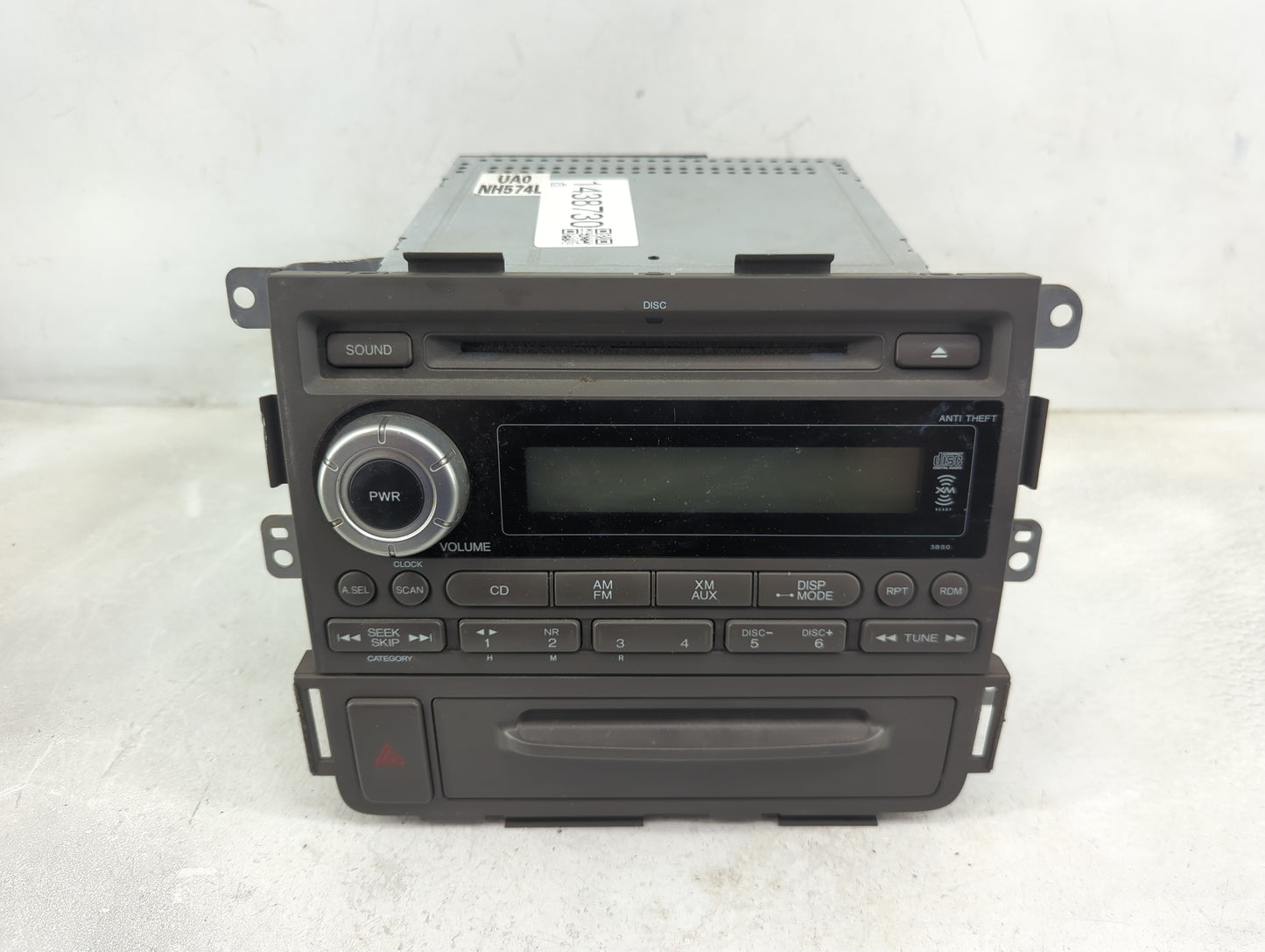 2006-2008 Honda Ridgeline Radio AM FM Cd Player Receiver Replacement P/N:39100-SJC-A001 Fits Fits 2006 2007 2008 OEM Used Au