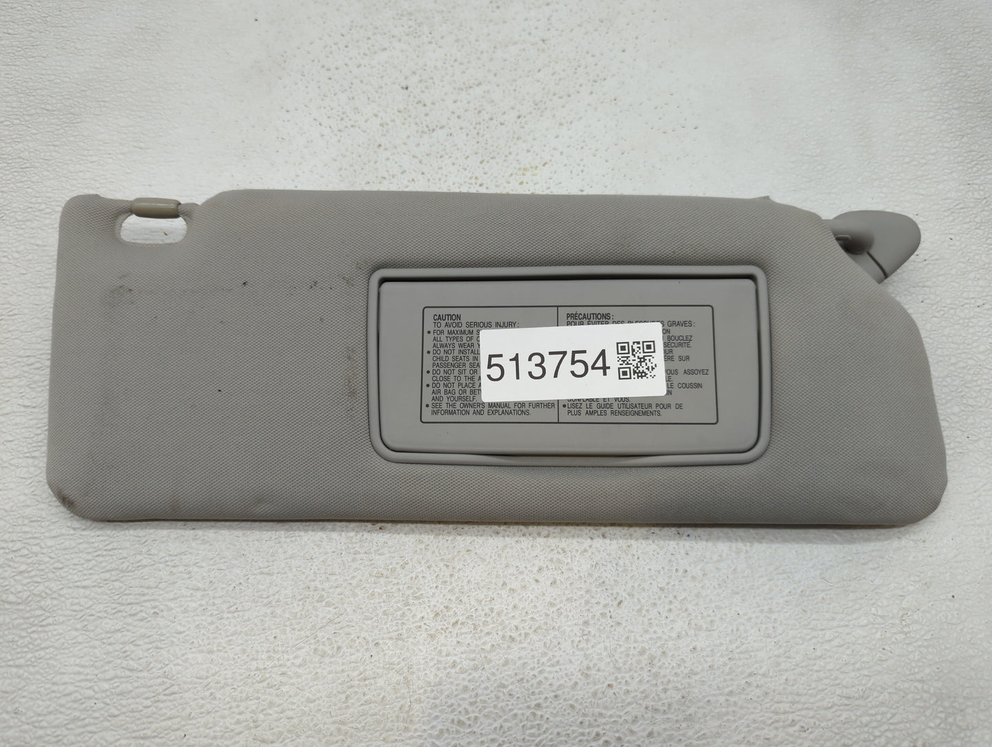 2007-2014 Honda Ridgeline Sun Visor Shade Replacement Passenger Right Mirror Fits Fits 2007 2008 2009 2010 2011 2012 2013 20