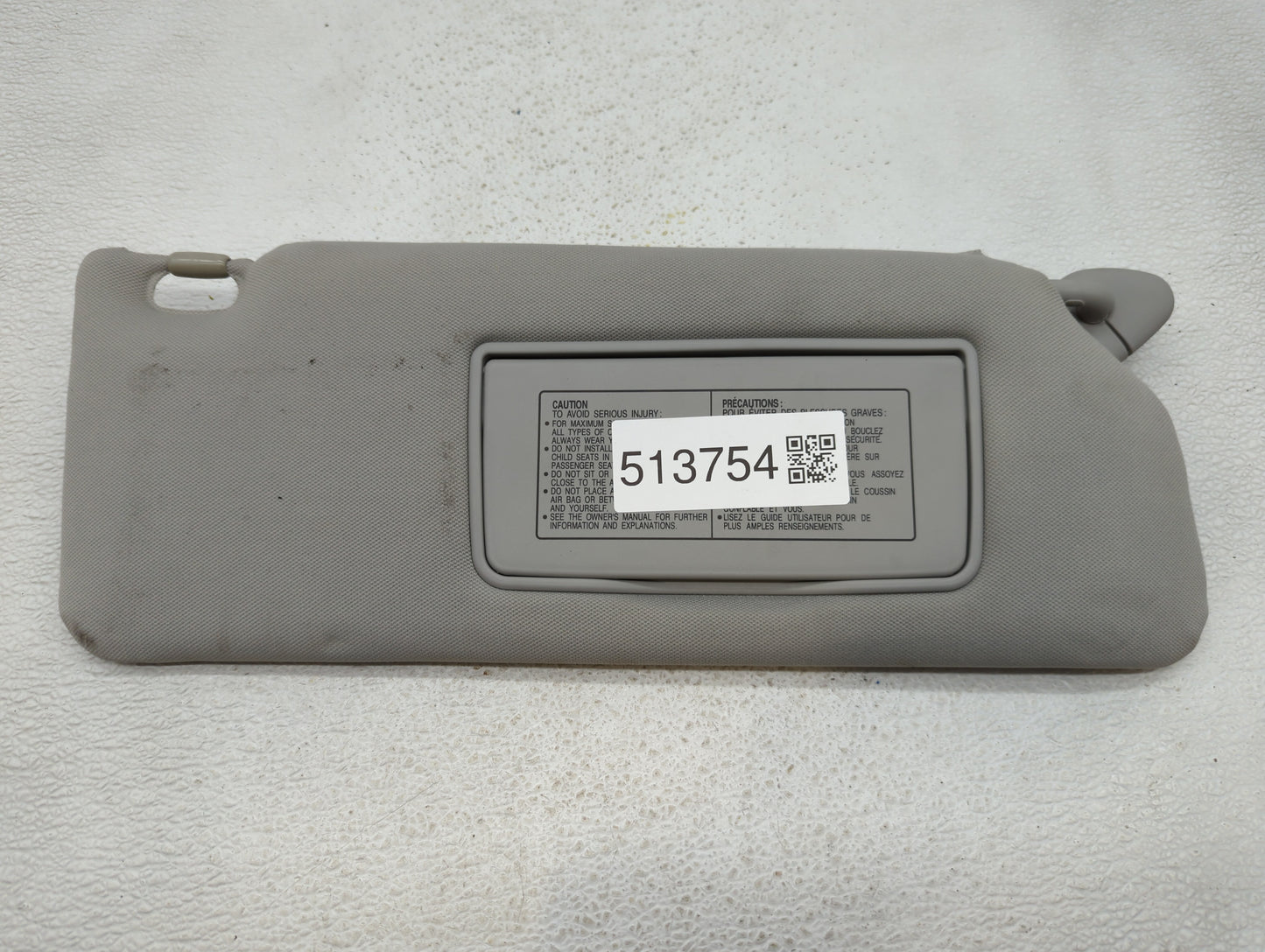 2007-2014 Honda Ridgeline Sun Visor Shade Replacement Passenger Right Mirror Fits Fits 2007 2008 2009 2010 2011 2012 2013 20