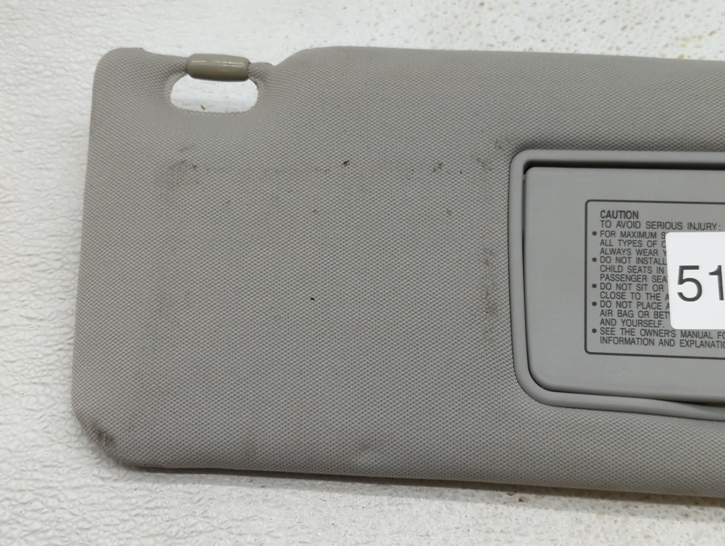2007-2014 Honda Ridgeline Sun Visor Shade Replacement Passenger Right Mirror Fits Fits 2007 2008 2009 2010 2011 2012 2013 20
