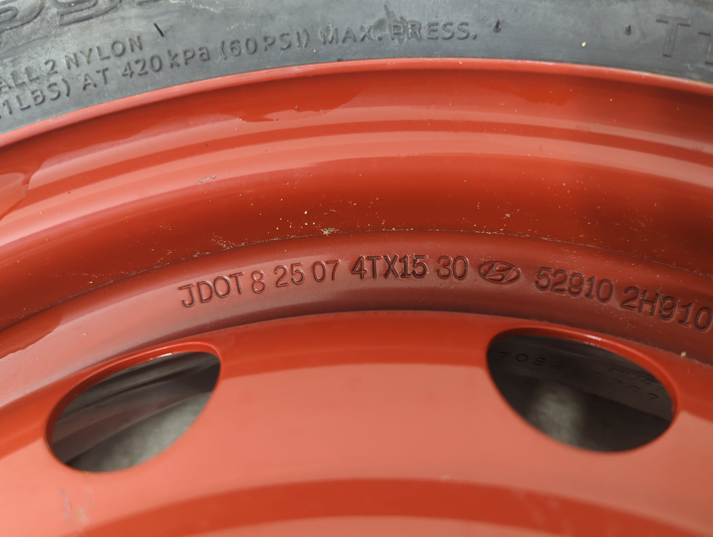 2007-2022 Hyundai Elantra Spare Donut Tire Wheel Rim Oem 1145251 - Oemusedautoparts1.com