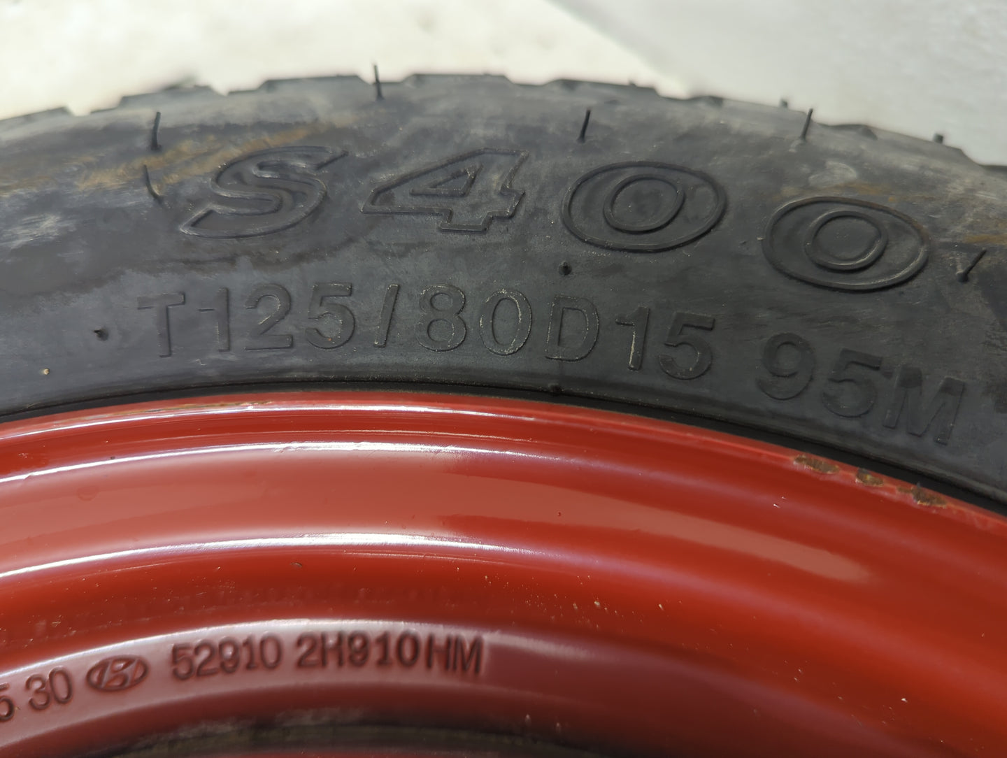 2007-2022 Hyundai Elantra Spare Donut Tire Wheel Rim Oem 1145251 - Oemusedautoparts1.com