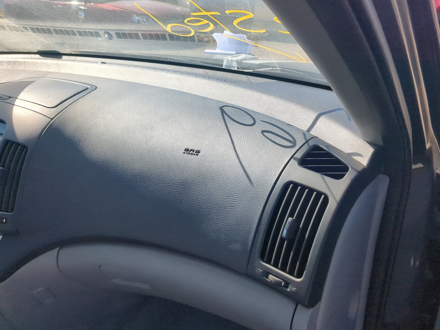 2007-2008 Hyundai Elantra Air Bag Passenger Right Dashboard OEM Fits Fits 2007 2008 OEM Used Auto Parts - Oemusedautoparts1.