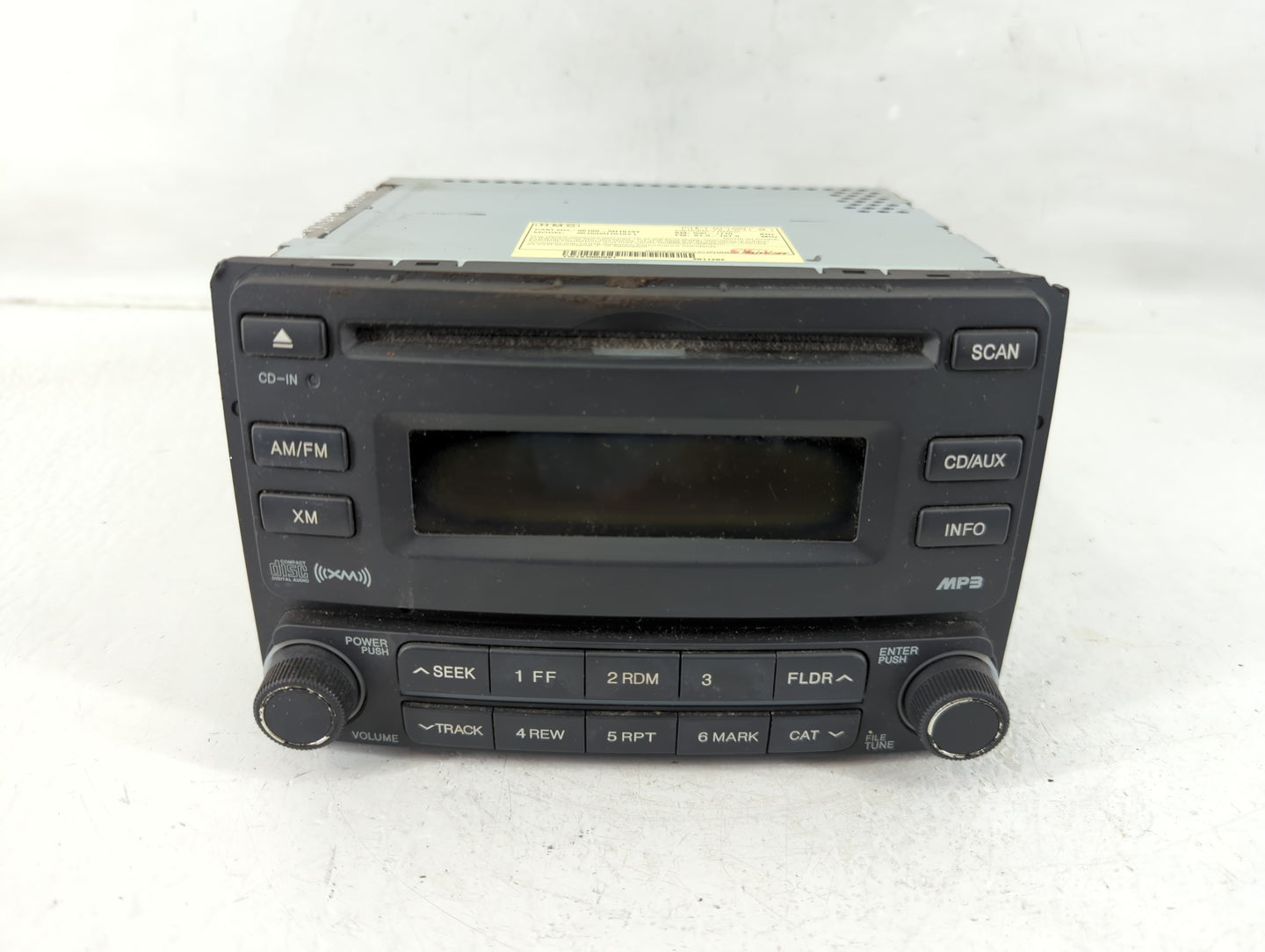 2007-2010 Hyundai Elantra Radio AM FM Cd Player Receiver Replacement P/N:96160-2H1519Y Fits Fits 2007 2008 2009 2010 OEM Use