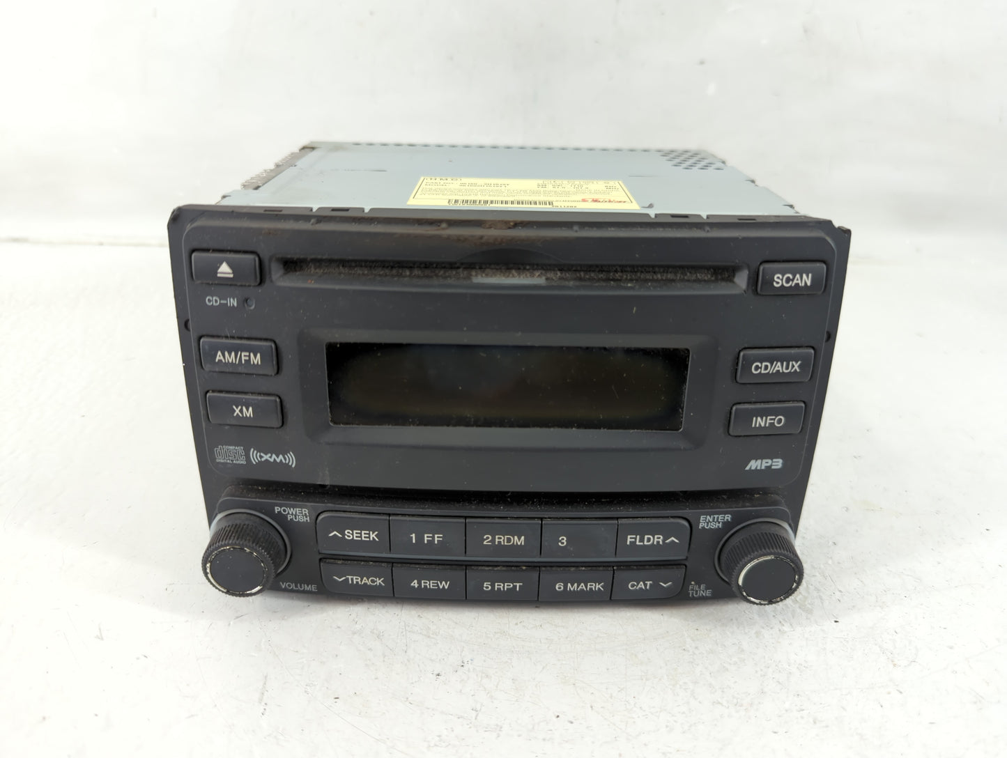 2007-2010 Hyundai Elantra Radio AM FM Cd Player Receiver Replacement P/N:96160-2H1519Y Fits Fits 2007 2008 2009 2010 OEM Use