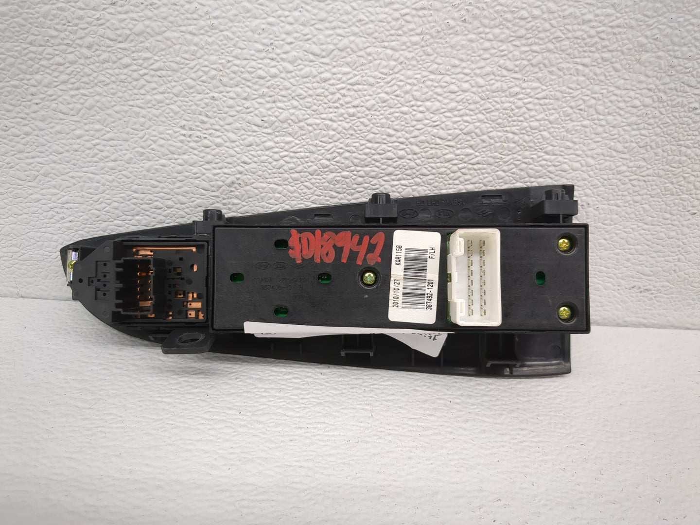 2007-2010 Hyundai Elantra Master Power Window Switch Replacement Driver Side Left P/N:367492-1200X Fits Fits 2007 2008 2009 
