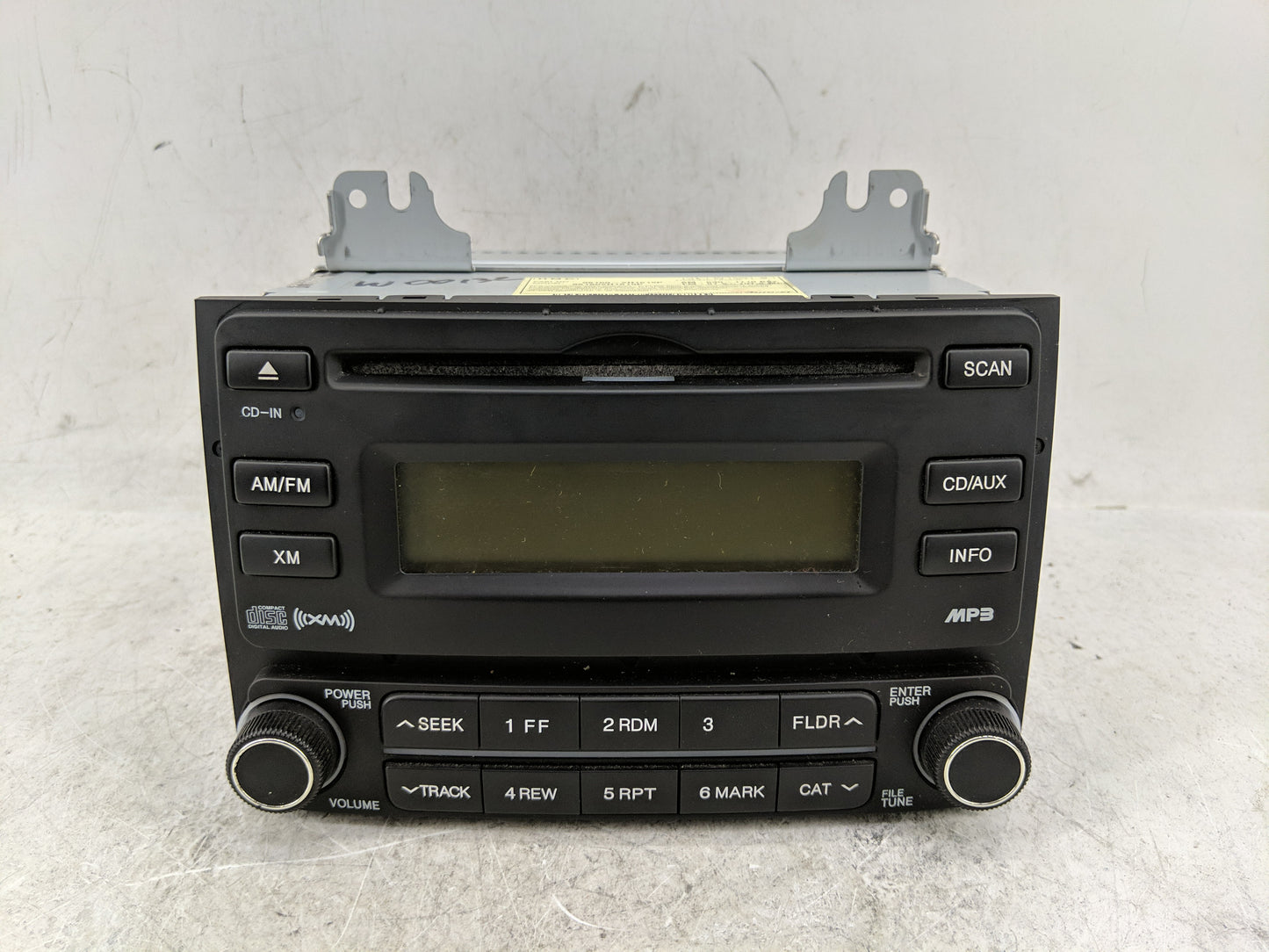 2008 Hyundai Elantra Radio AM FM Cd Player Receiver Replacement P/N:96160-2H1519P Fits OEM Used Auto Parts - Oemusedautopart