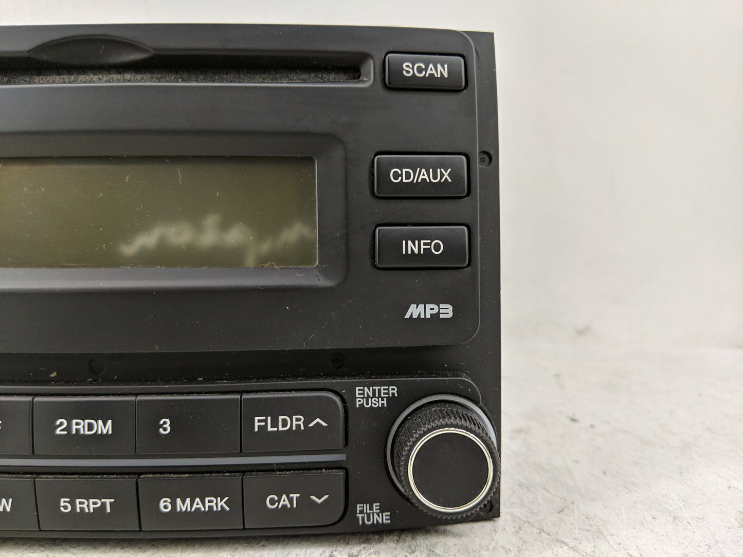 2008 Hyundai Elantra Radio AM FM Cd Player Receiver Replacement P/N:96160-2H1519P Fits OEM Used Auto Parts - Oemusedautopart