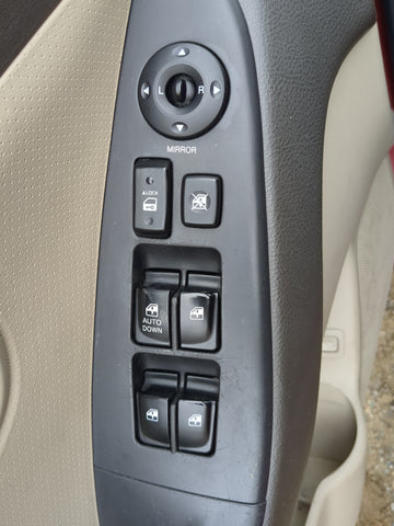 2007-2010 Hyundai Elantra Master Power Window Switch Replacement Driver Side Left Fits Fits 2007 2008 2009 2010 OEM Used Aut
