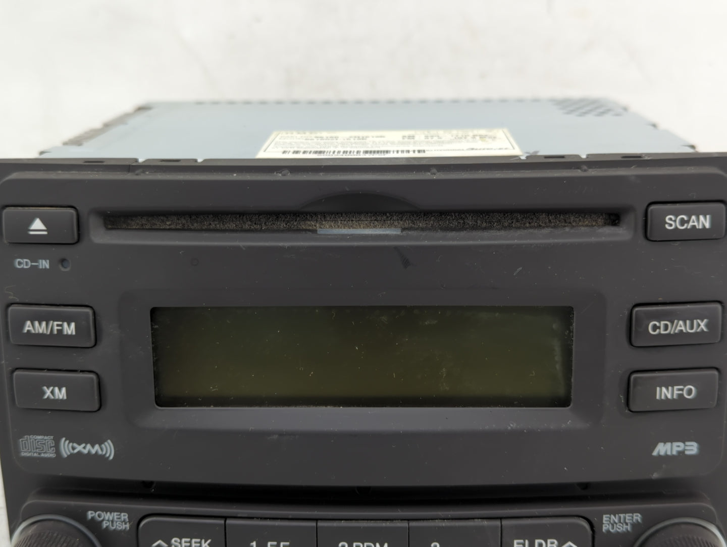 2007-2010 Hyundai Elantra Radio AM FM Cd Player Receiver Replacement P/N:96160-2H1519K Fits Fits 2007 2008 2009 2010 OEM Use