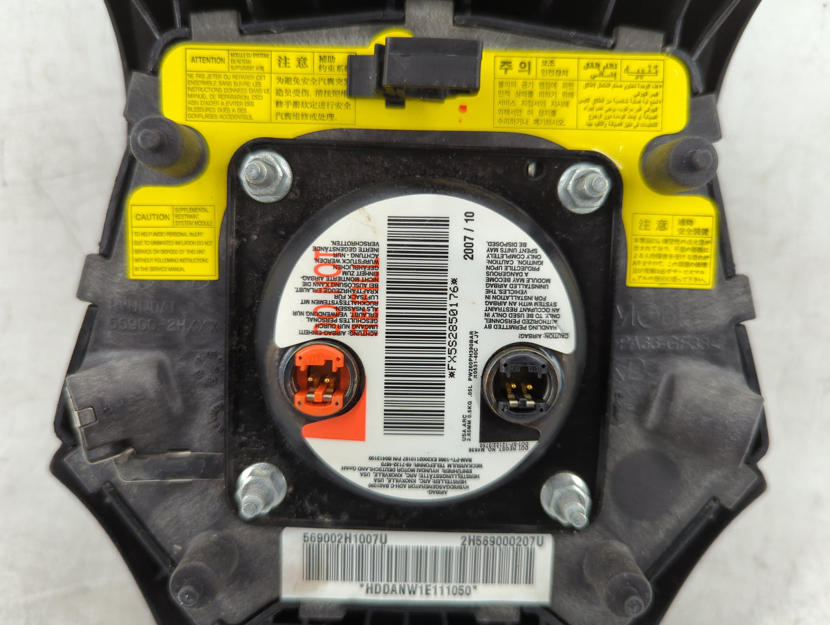 2007-2010 Hyundai Elantra Air Bag Driver Left Steering Wheel Mounted Fits Fits 2007 2008 2009 2010 OEM Used Auto Parts - Oem
