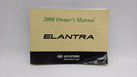2008 Hyundai Elantra Owners Manual Book Guide OEM Used Auto Parts - Oemusedautoparts1.com