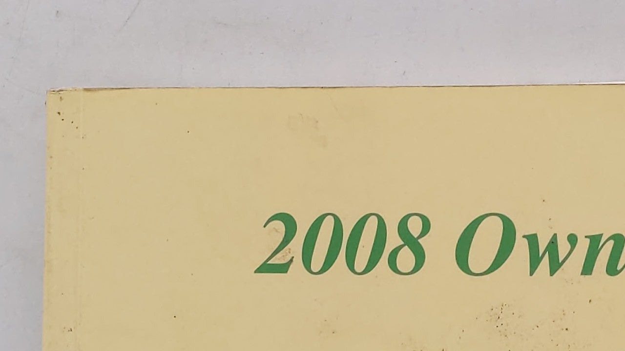 2008 Hyundai Elantra Owners Manual Book Guide OEM Used Auto Parts - Oemusedautoparts1.com