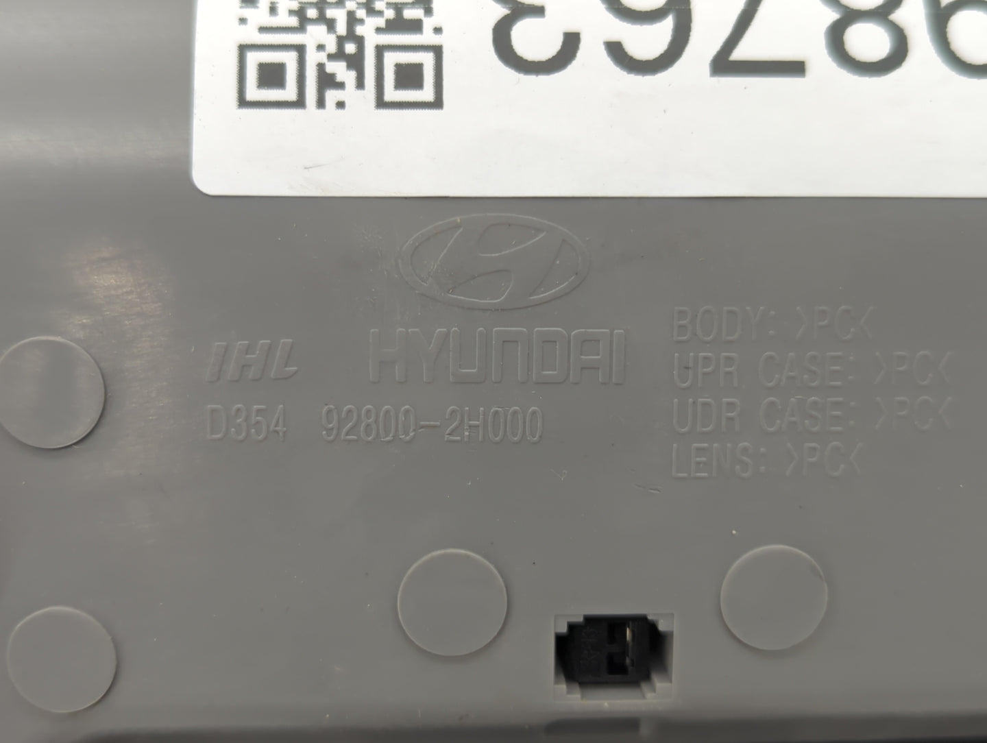 2008 Hyundai Elantra Overhead Roof Console Grey - Oemusedautoparts1.com
