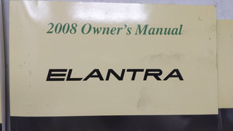 compare product 2008 Hyundai Elantra Owners Manual Book Guide OEM Used Auto Parts