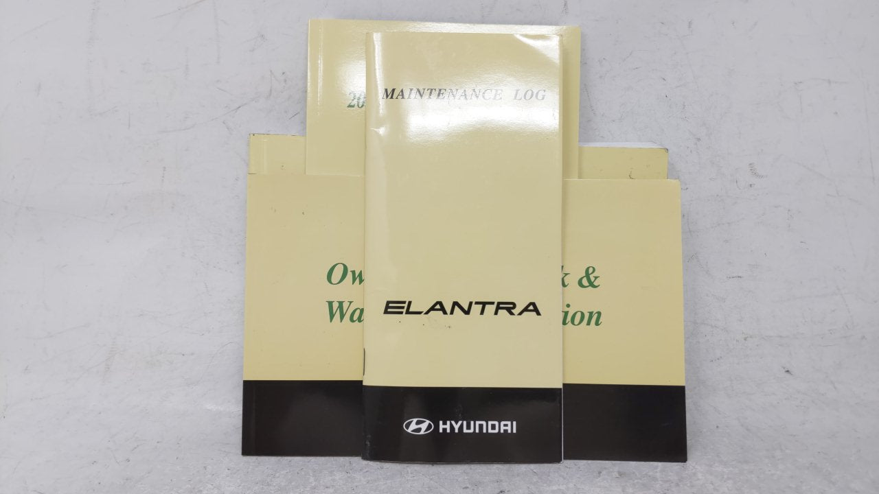 2008 Hyundai Elantra Owners Manual Book Guide OEM Used Auto Parts - Oemusedautoparts1.com