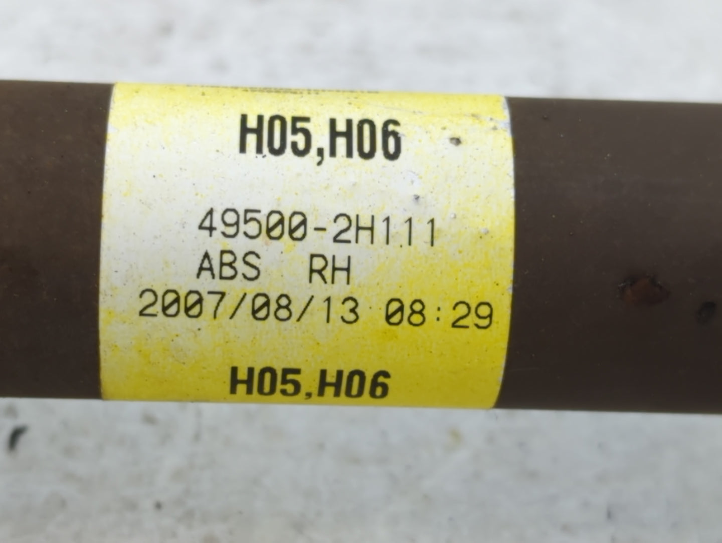 2007-2010 Hyundai Elantra Axle Shaft Front Driver Cv C/v - Oemusedautoparts1.com