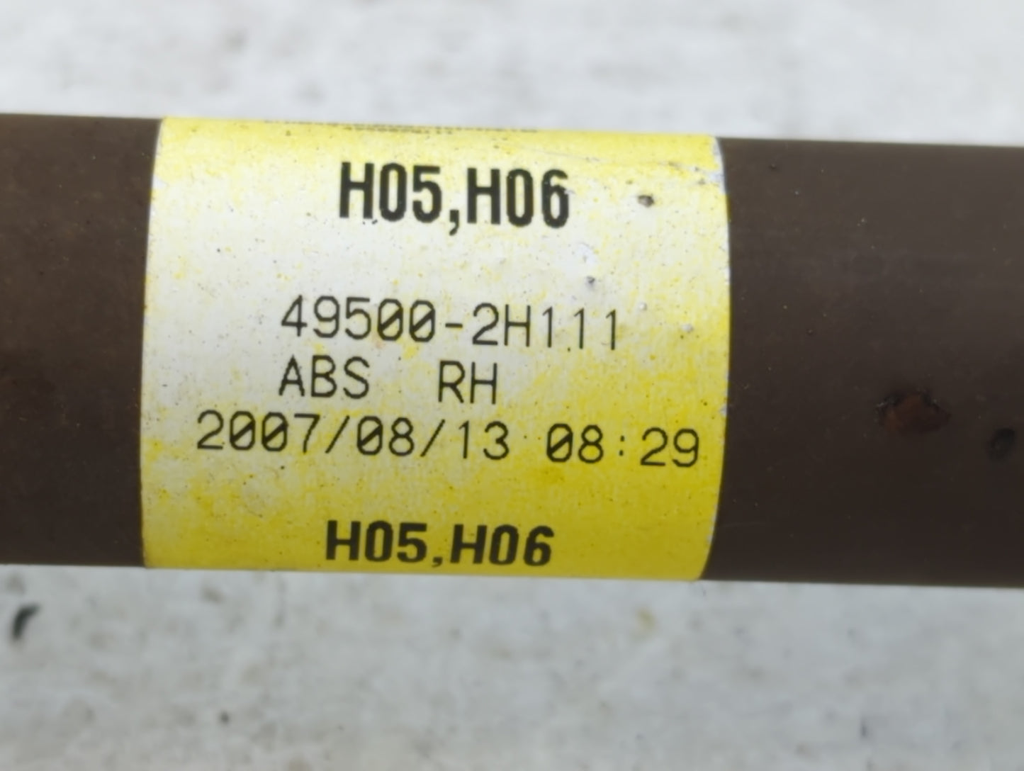 2007-2010 Hyundai Elantra Axle Shaft Front Driver Cv C/v - Oemusedautoparts1.com