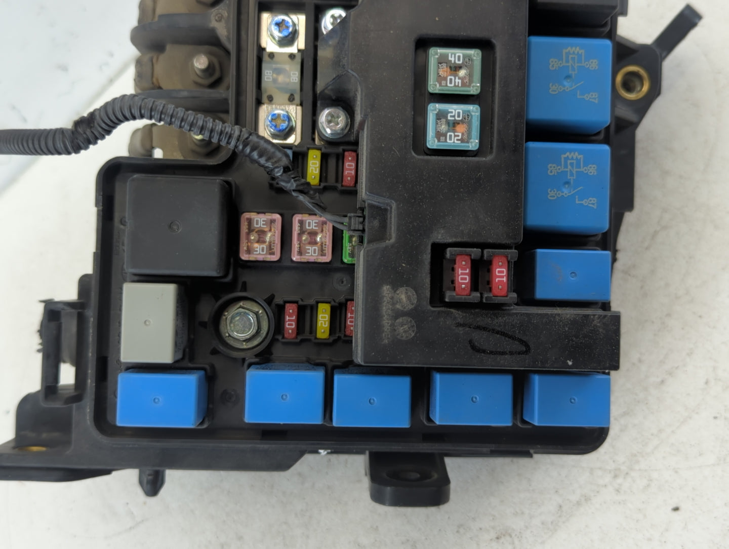 2007-2009 Hyundai Elantra Fusebox Fuse Box Panel Relay Module P/N:91950-2H020 Fits Fits 2007 2008 2009 OEM Used Auto Parts -