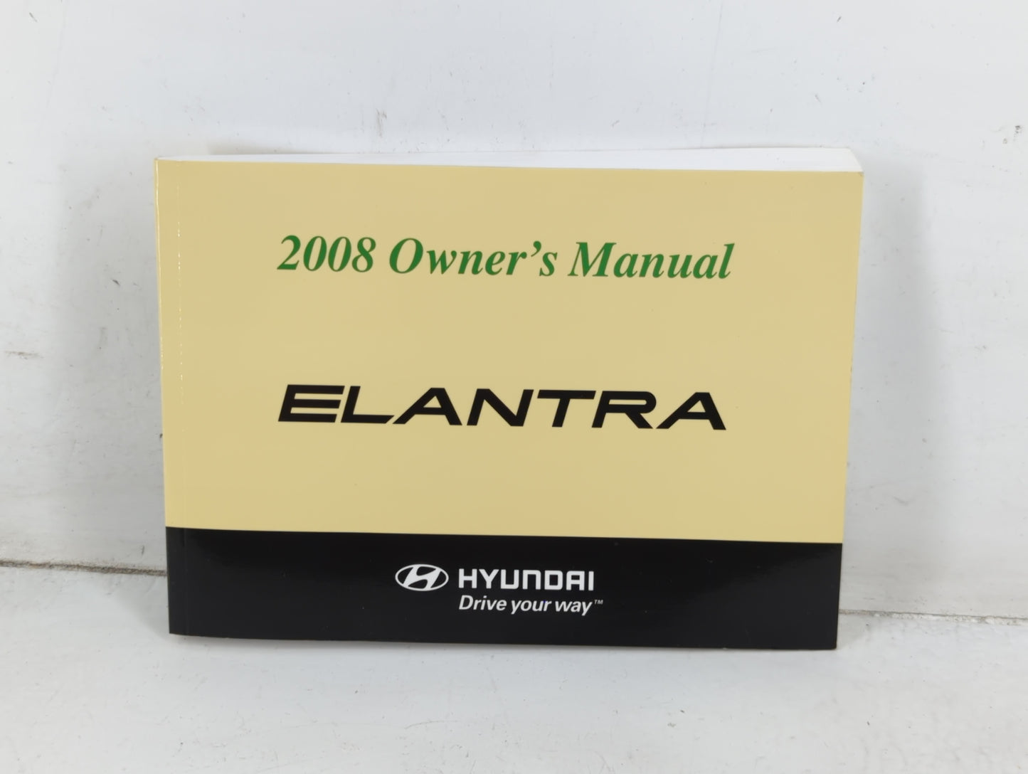 2008 Hyundai Elantra Owners Manual Book Guide P/N:A2HO-EU82E OEM Used Auto Parts - Oemusedautoparts1.com