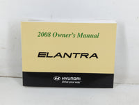 2008 Hyundai Elantra Owners Manual Book Guide P/N:A2HO-EU82E OEM Used Auto Parts - Oemusedautoparts1.com