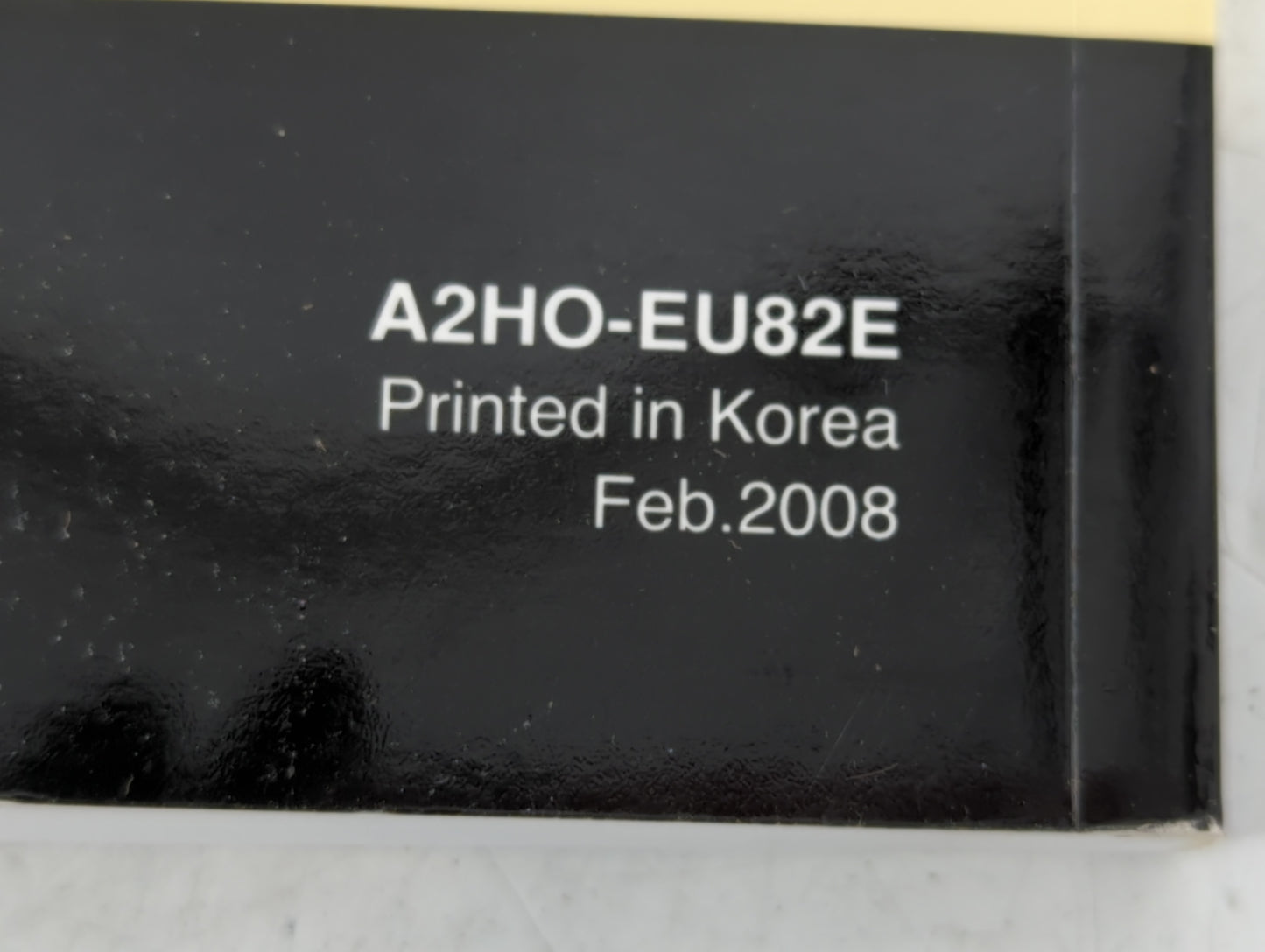 2008 Hyundai Elantra Owners Manual Book Guide P/N:A2HO-EU82E OEM Used Auto Parts - Oemusedautoparts1.com