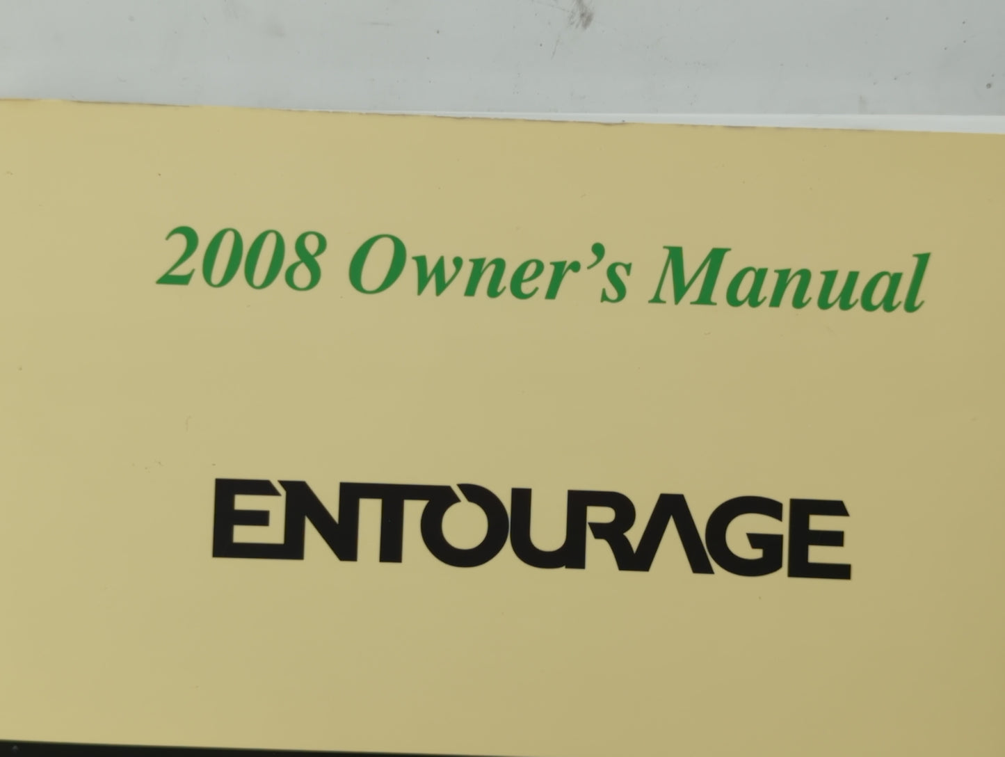 2008 Hyundai Entourage Owners Manual Book Guide OEM Used Auto Parts - Oemusedautoparts1.com
