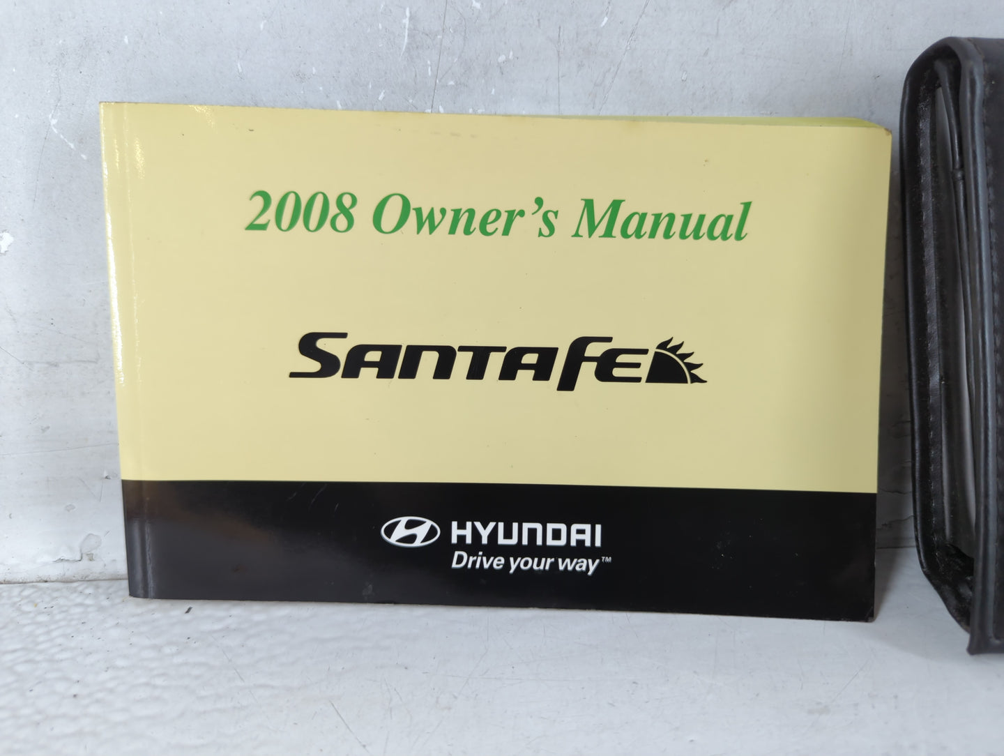 2008 Hyundai Santa Fe Owners Manual Book Guide P/N:A2BO-EU76E OEM Used Auto Parts - Oemusedautoparts1.com
