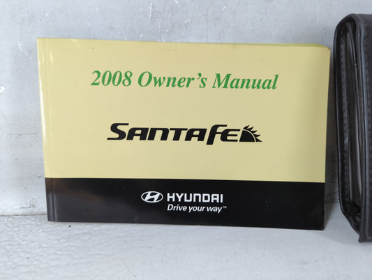 2008 Hyundai Santa Fe Owners Manual Book Guide P/N:A2BO-EU76E OEM Used Auto Parts