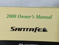 2008 Hyundai Santa Fe Owners Manual Book Guide P/N:A2BO-EU76E OEM Used Auto Parts - Oemusedautoparts1.com
