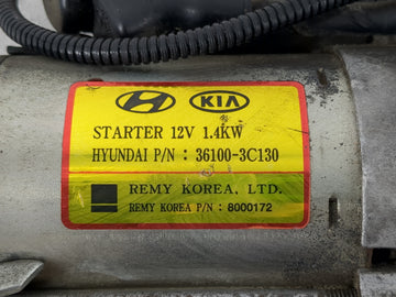 2008 Hyundai Santa Fe Car Starter Motor Solenoid OEM P/N:36100-3C130 Fits OEM Used Auto Parts